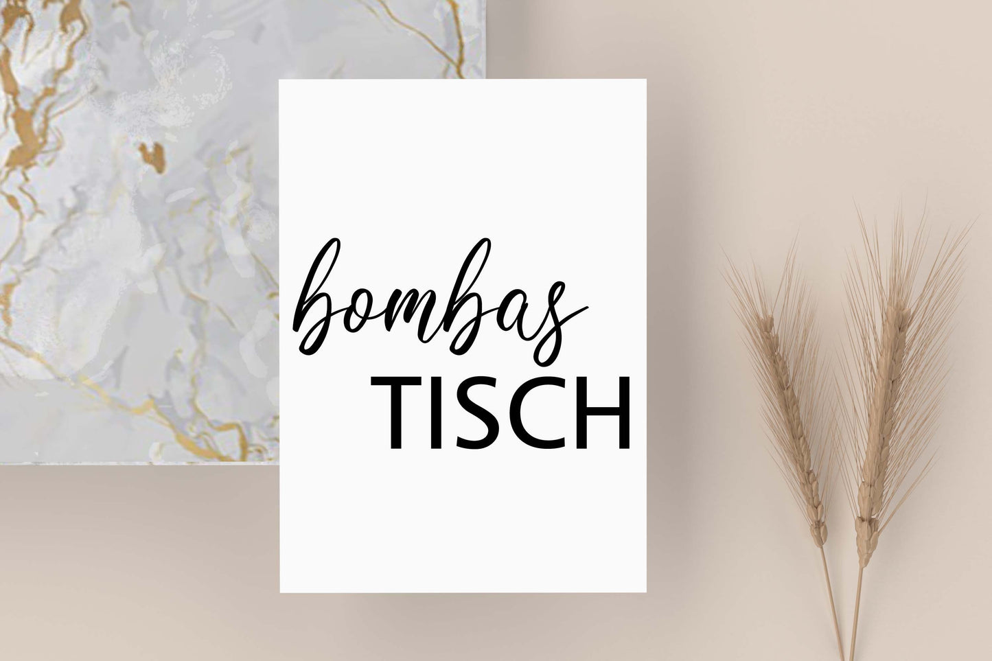 Aufkleber für die Tischordnung "chaoTISCH" Schriftzug | verschiedene Wörter möglich | Schriftzüge für den Sitzplan / Tische - SelfmadeStudio