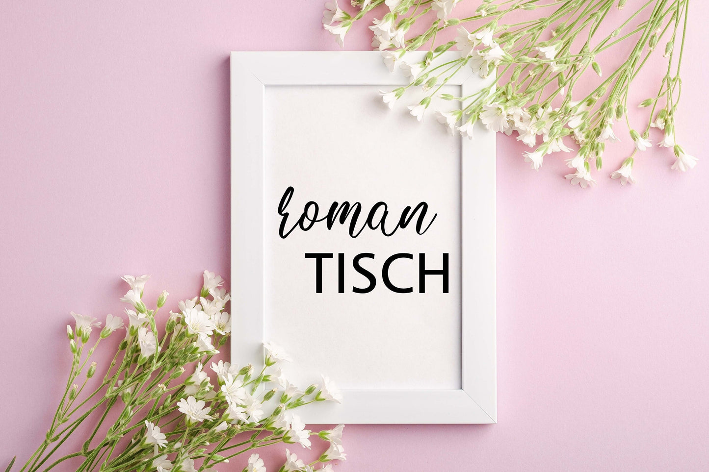 Aufkleber für die Tischordnung "chaoTISCH" Schriftzug | verschiedene Wörter möglich | Schriftzüge für den Sitzplan / Tische - SelfmadeStudio