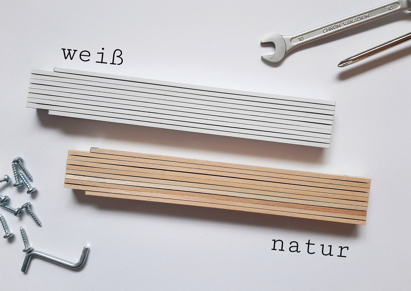 Meterstab mit Spruch "Wenn Papa es nicht reparieren kann, sind wir am Arsch!" Farben, Namen, Zollstock personalisiert Name Hobby Handwerker