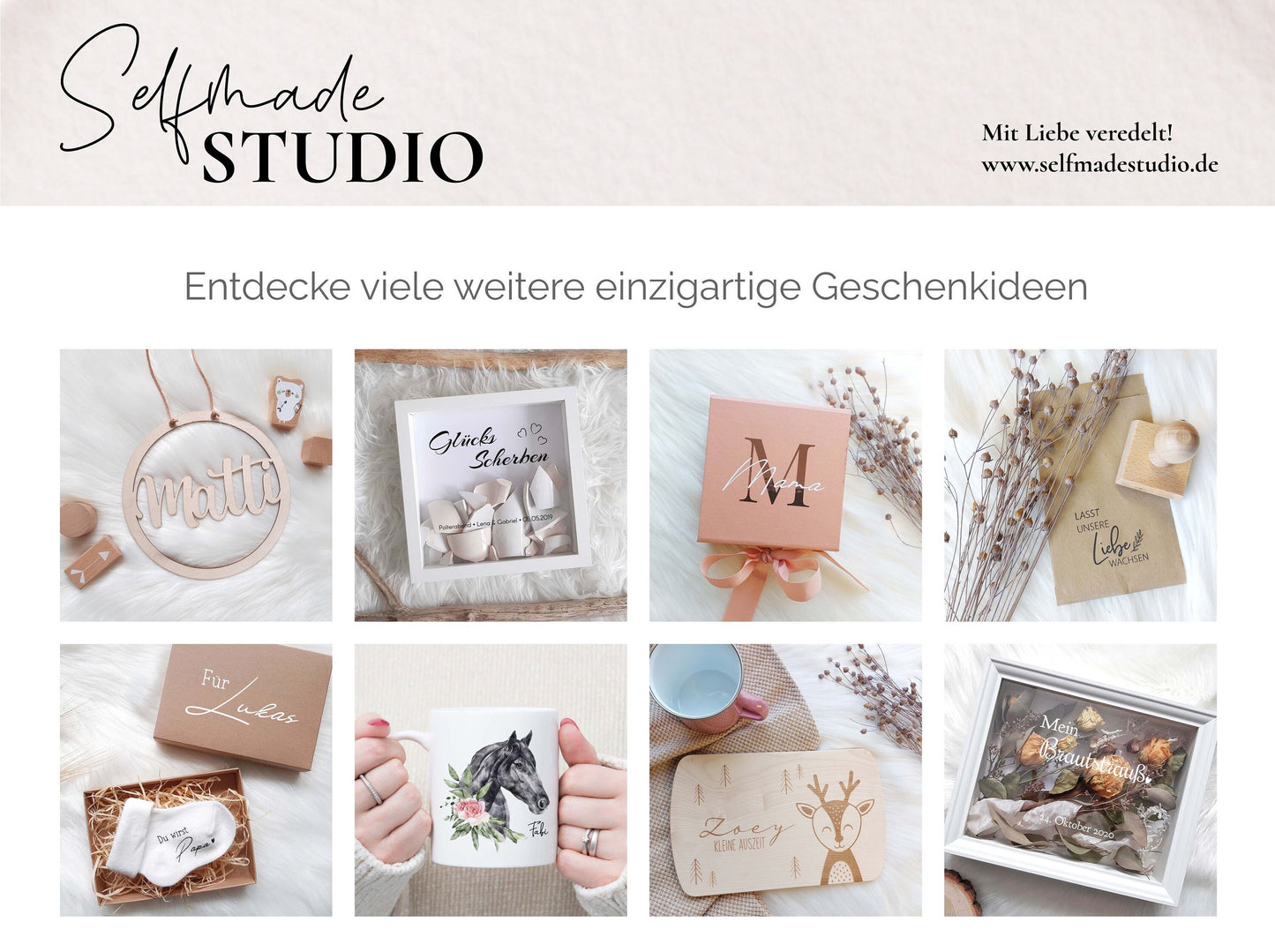 Personalisierte Jutetasche Initial & Name | Einkaufstasche mit Wunschname und Initial | Jutetasche | Baumwolltasche | Shopper Einkaufstasche - SelfmadeStudio