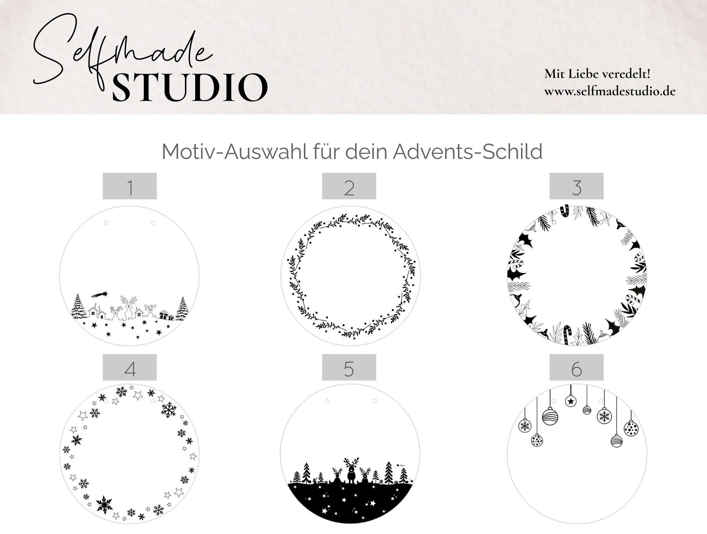 Adventskalender Holz-Schild mit Name | personalisiertes Holz Schild für den Adventskalender | Holzschild mit Name | Adventskalender Anhänger