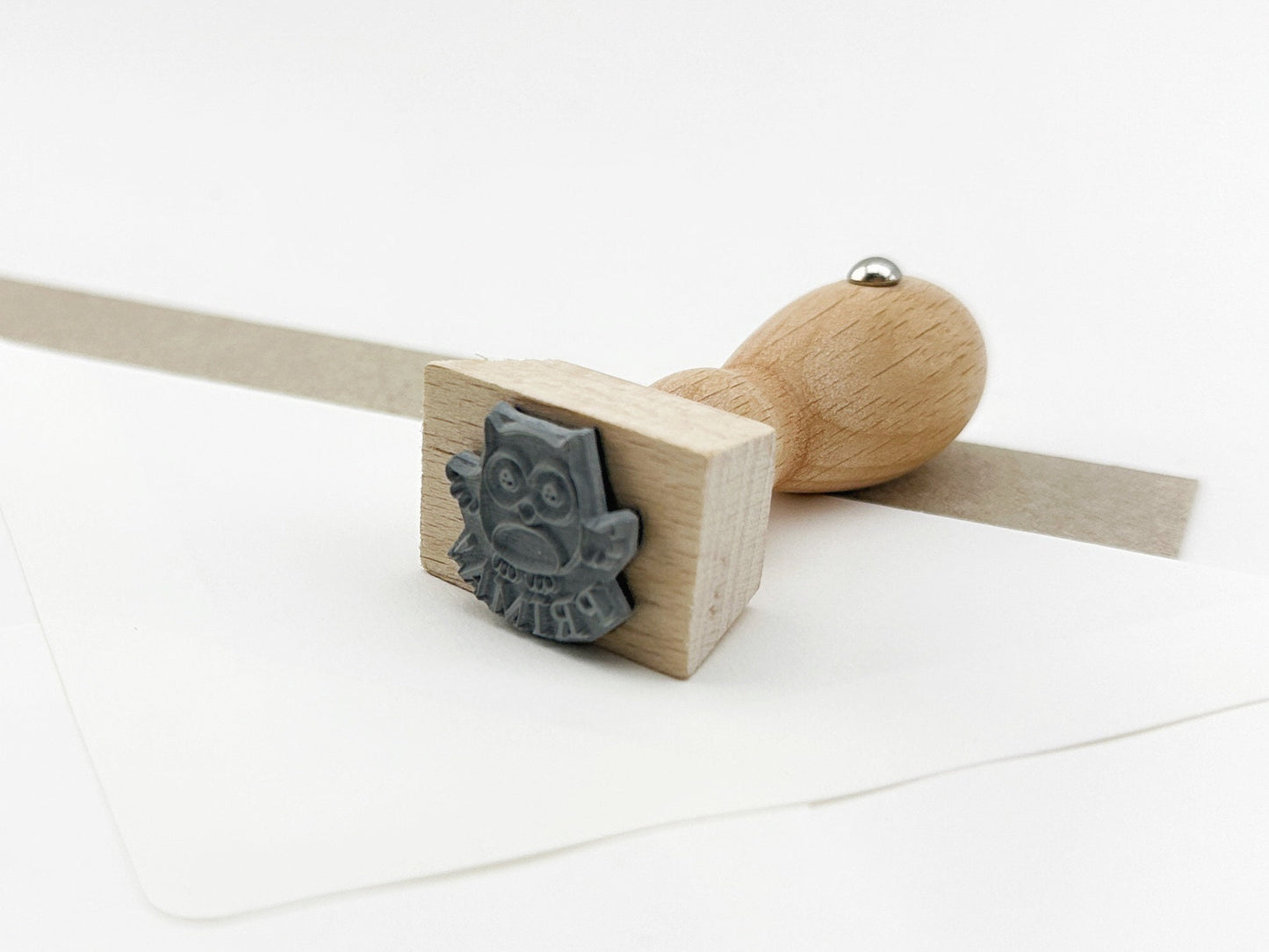 Lob-Stempel Grundschule | Holzstempel 20x30mm | Automatikstempel 20x20mm | Lehrerstempel | Eule Prima - Igel spitze - Biene fleißig - saugut