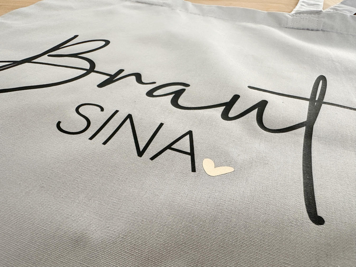 JGA Tasche Braut / Team Braut | Personalisierte Stofftasche für den JGA mit Wunschname - SelfmadeStudio