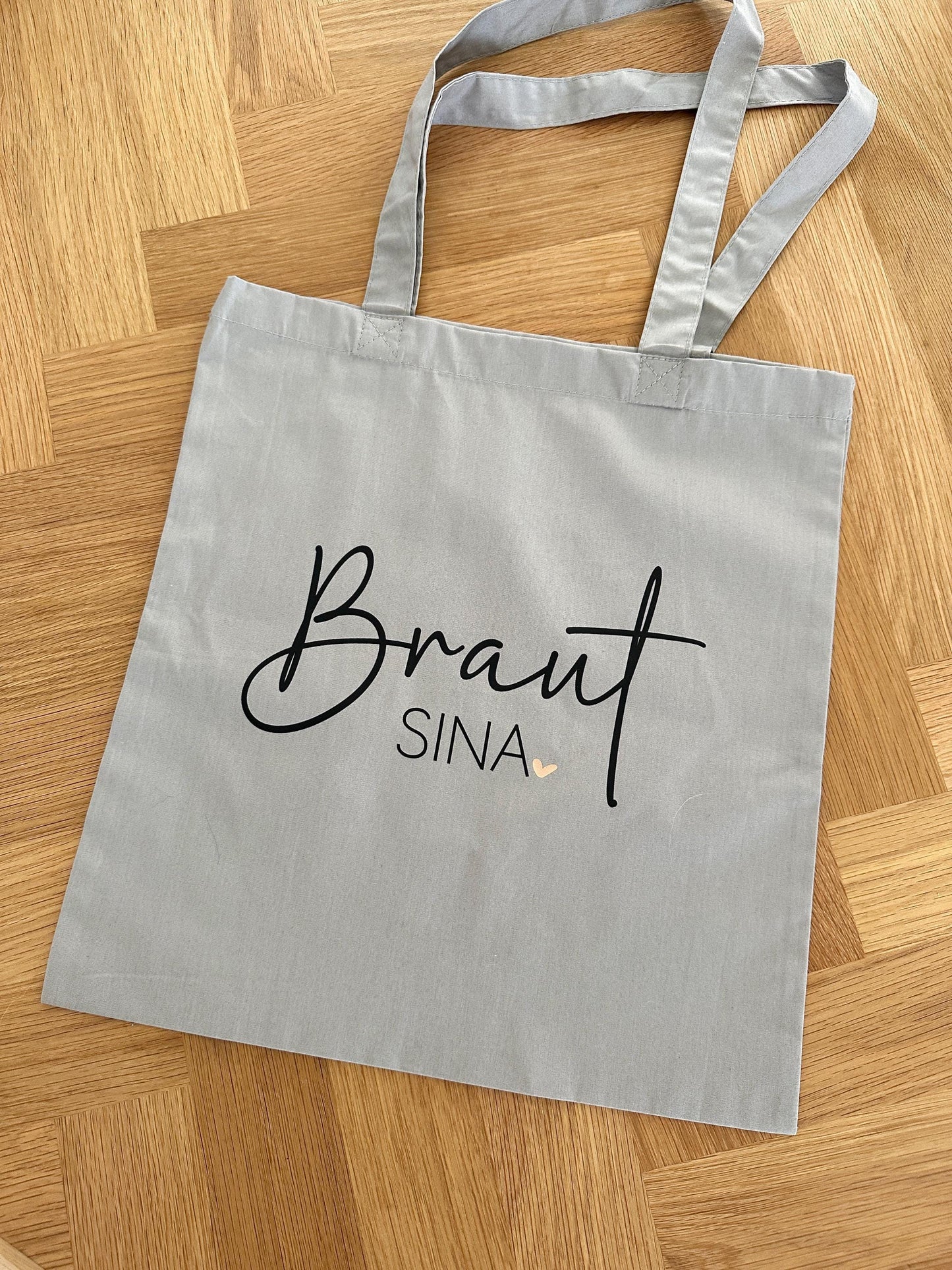 JGA Tasche Braut / Team Braut | Personalisierte Stofftasche für den JGA mit Wunschname - SelfmadeStudio