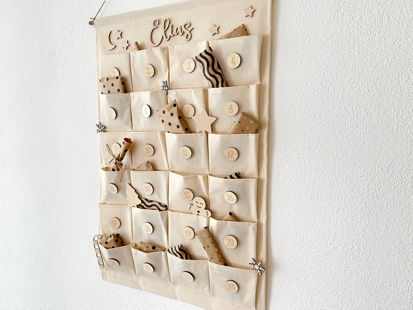 DIY Adventskalender zum befüllen und dekorieren, Advent bei SelfmadeStudio
