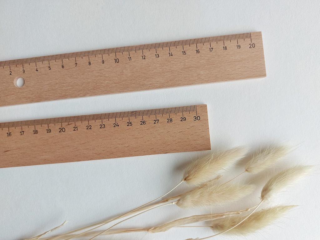 Lineal personalisiert Holz, Lineal mit Namen, Geschenke Einschulung, Einschulungsgeschenke, Schulkind 2025 Schulanfang Geschenk Idee 20/30cm