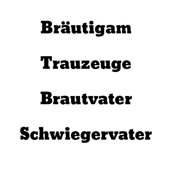 Hochzeitssocken | Hochzeitsgeschenksocken | Trauzeugen Geschenk | Bräutigam | Trauzeuge | Brautvater Aufdruck mit verschiedenen Schriftarten - SelfmadeStudio