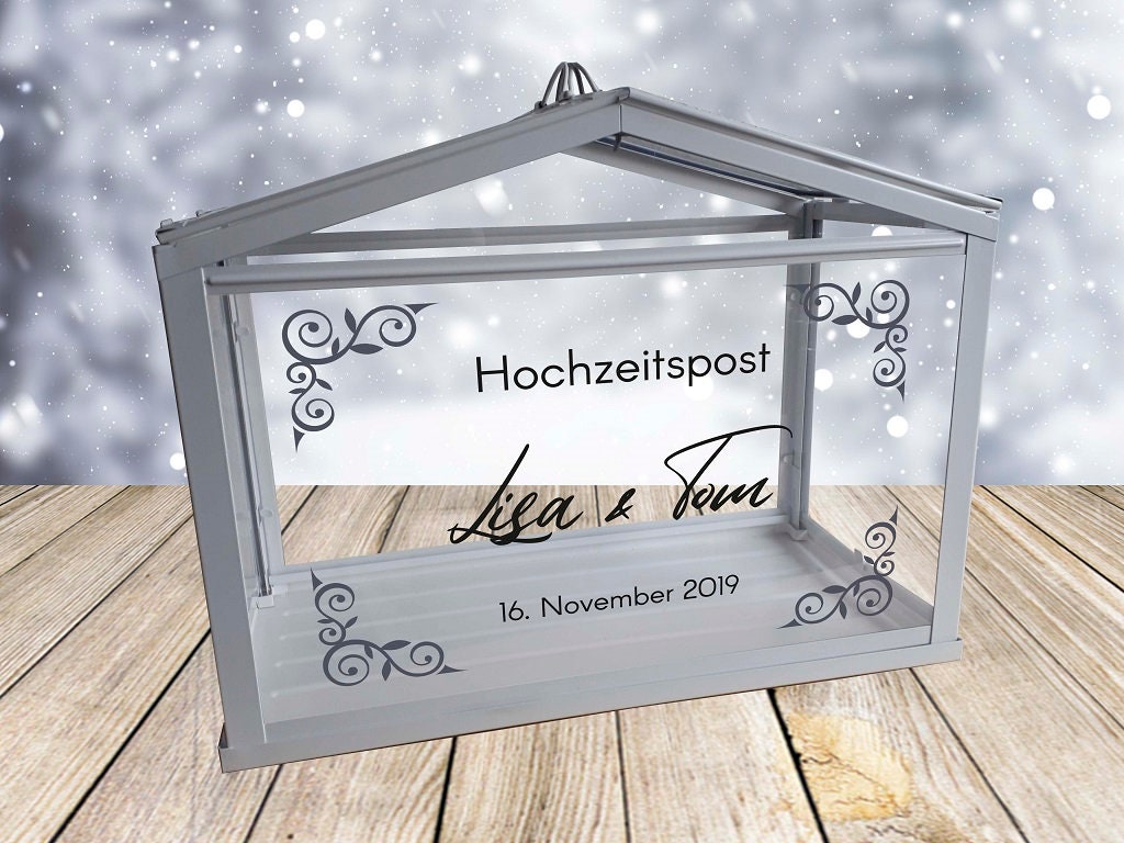 Aufkleber für "Hochzeitspost" | personalisierter DIY-Schriftzug zum Aufkleben | für Geldgeschenke / Kartenbox / Geschenketisch - SelfmadeStudio