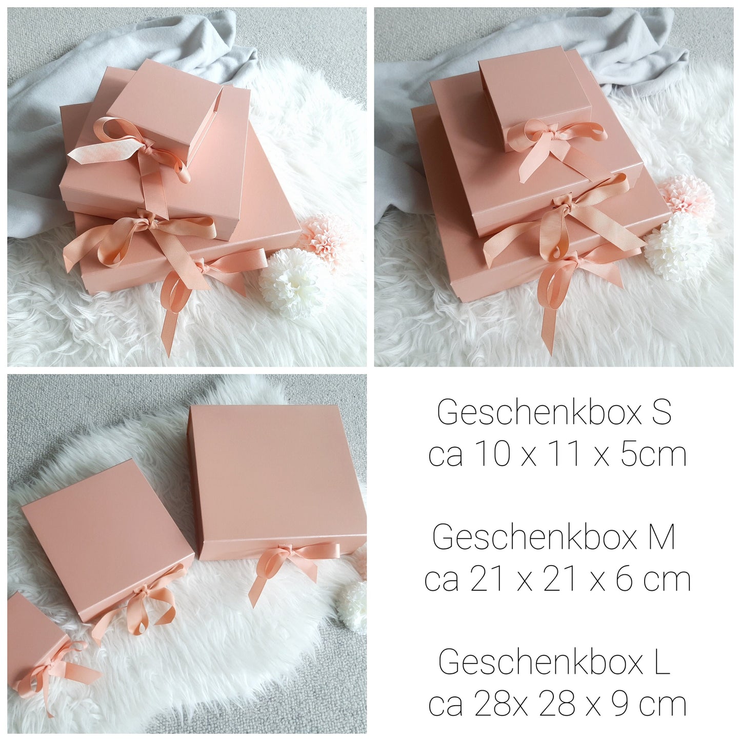 Geschenkbox mit Namen - Weihnachtsgeschenk Box - Trauzeugen Patentante Geschenkbox DIY Geschenkbox / Eine Geschenkbox mit Name und Schleife