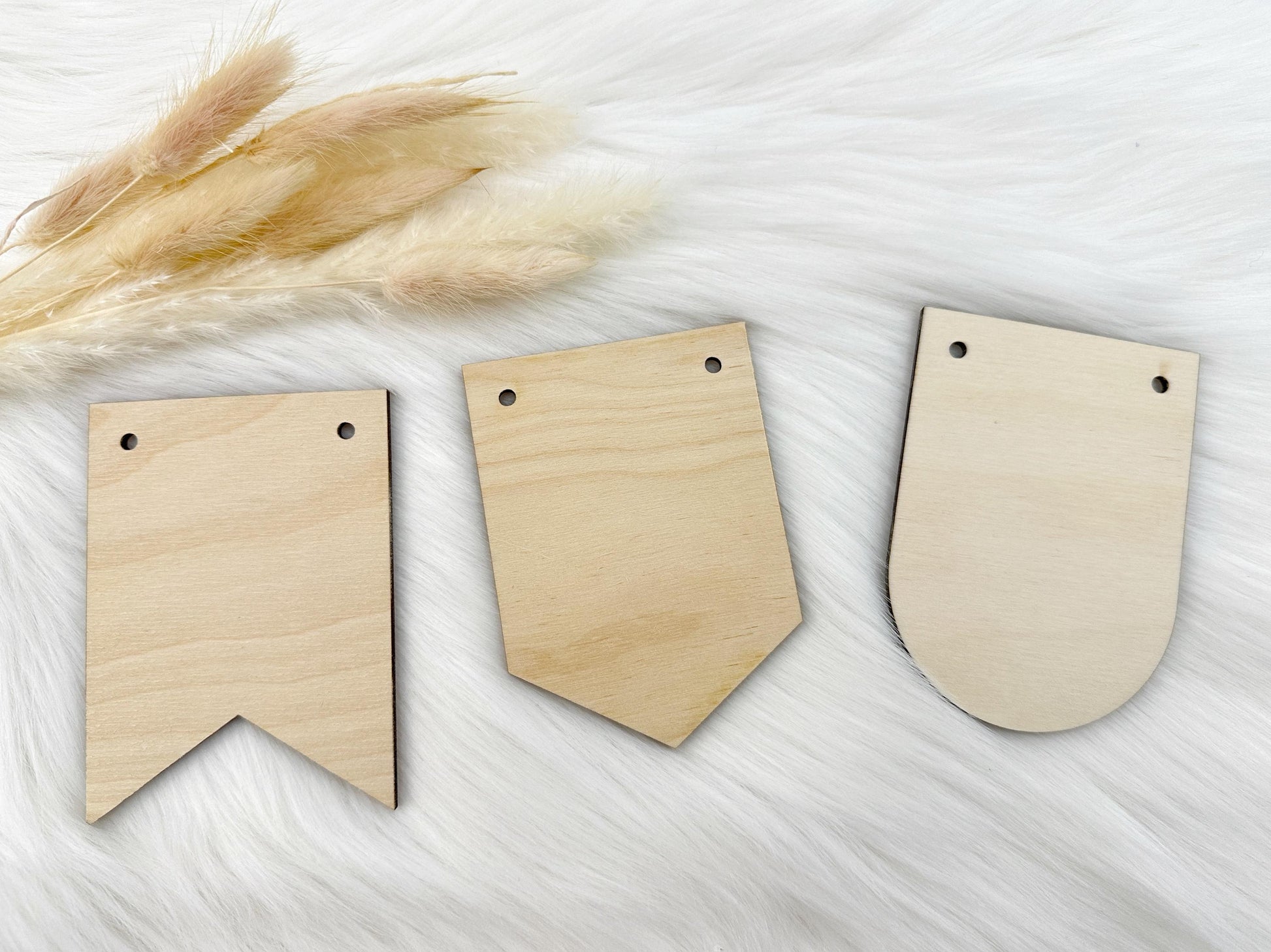 Wimpel Formen, Wimpel – Fahne, Wimpel – Spitz, Wimpel – Rund, Holzwimpel Girlande, Wimpelkette zum selbstgestalten