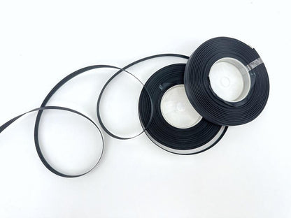 Satinband geriffelt 9mm – 25 Yards Geschenkband in Weiß, Grün, Grau, Orange, Schwarz für DIY, Basteln & Hochzeit, Weihnachten, Advent Band