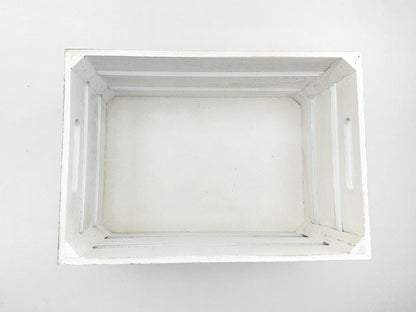 Weihnachtsmarkt "to Go" Vintage Weiß Holzkiste | personalisierbar, Aufbewahrung, Geschenkidee, Dekobox Weihnachten, Geschenk für Freunde